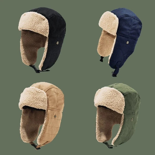 Trapper winter hat fur aviator - hat,